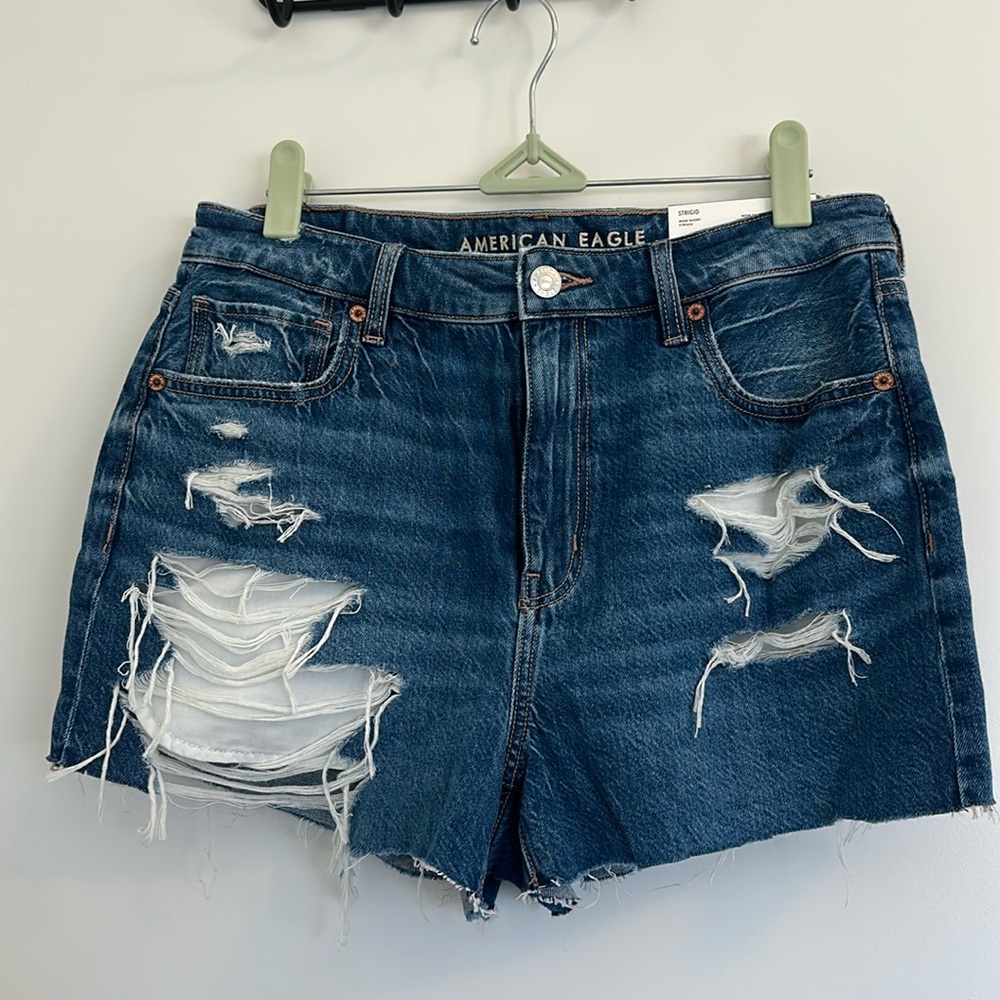 Women’s American Eagle Strigid Mom Shorts